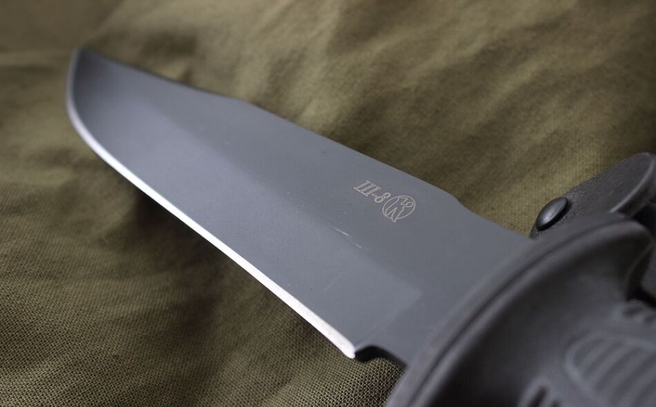 Нож Ш-8 - черный/эластрон - Z90 Кизляр фото