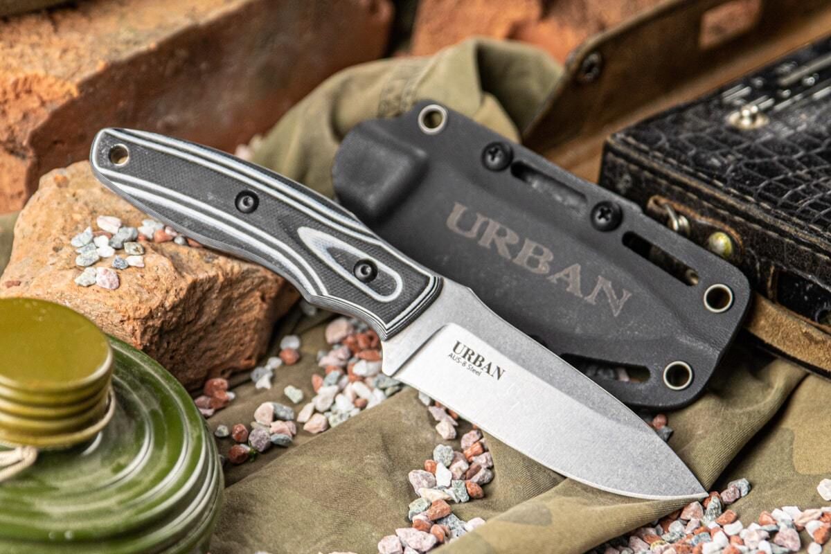 Складной нож Urban AUS-8 Stone Wash Kizlyar Supreme фото