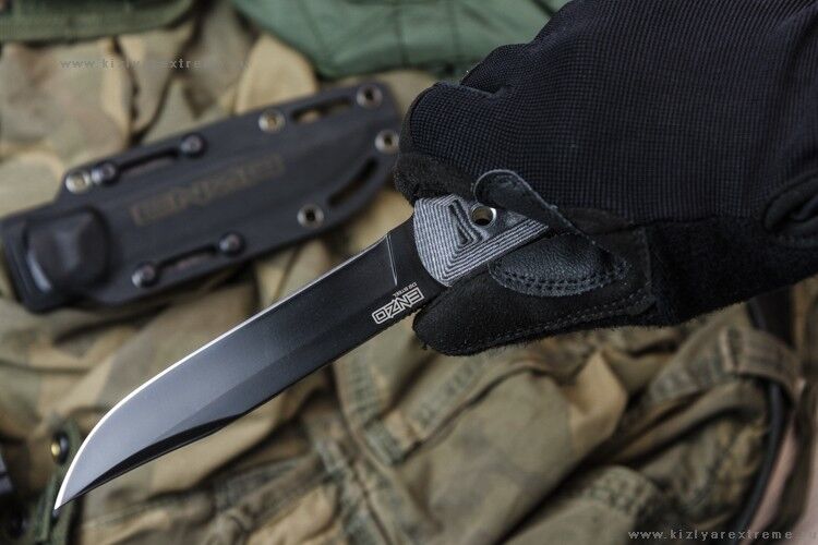 Нож Enzo D2 Black Titanium Kizlyar Supreme фото