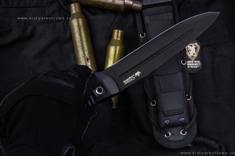 Нож Legion AUS-8 Black Titanium Kizlyar Supreme фото