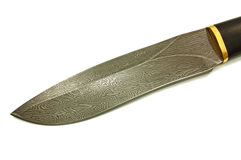 Нож Шатун - дамаск/наборная рукоять Кизляр фото