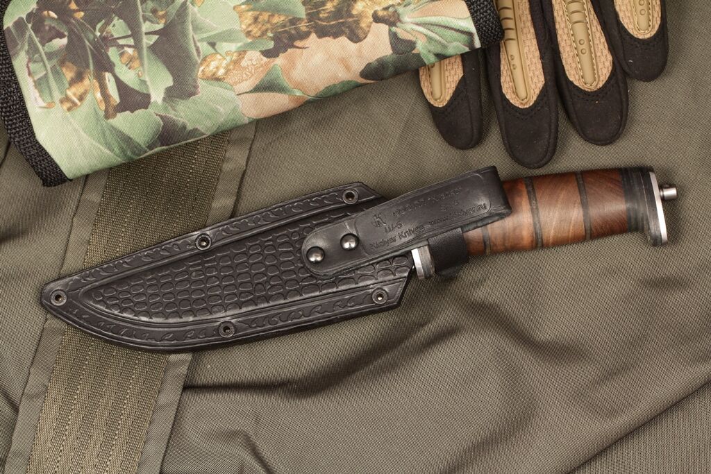 Нож Ш-5 с символикой ОМОН Кизляр фото