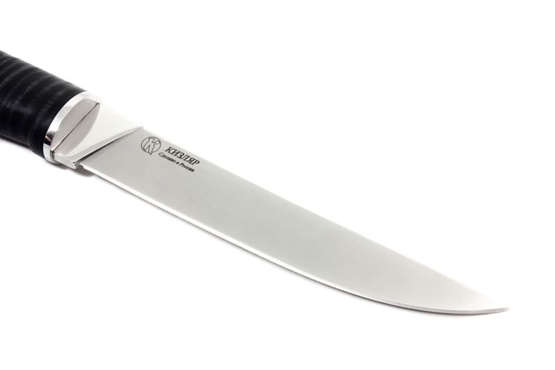 Нож У-4 - полированный/кожа Кизляр фото