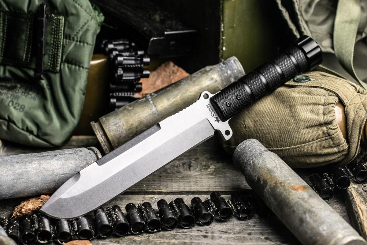 Нож Survivalist X D2 StoneWash Kizlyar Supreme фото