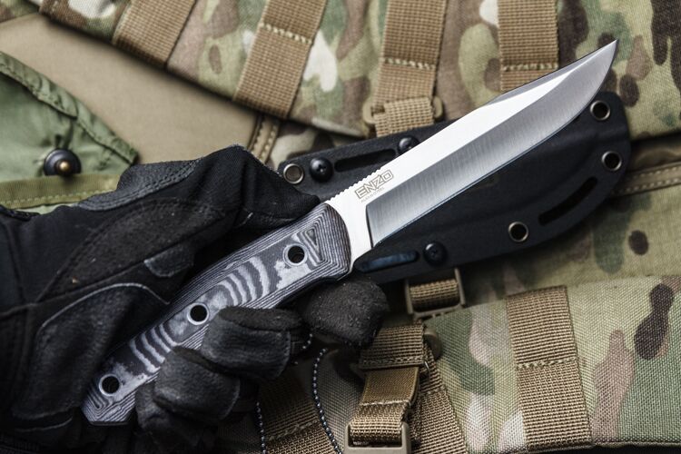 Нож Enzo AUS-8 Satin G-10  Kizlyar Supreme фото