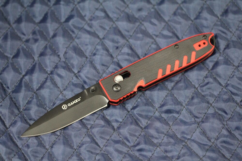 Нож Ganzo G746-3 черно-красный фото