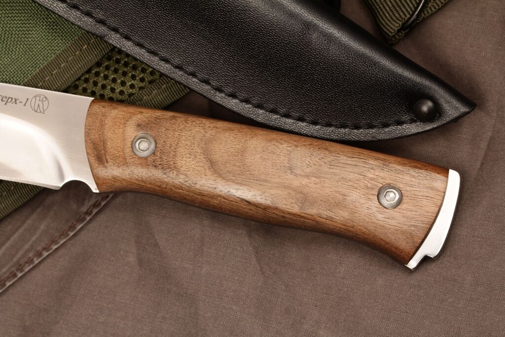 Нож Стерх-1 - полированный/орех Кизляр фото