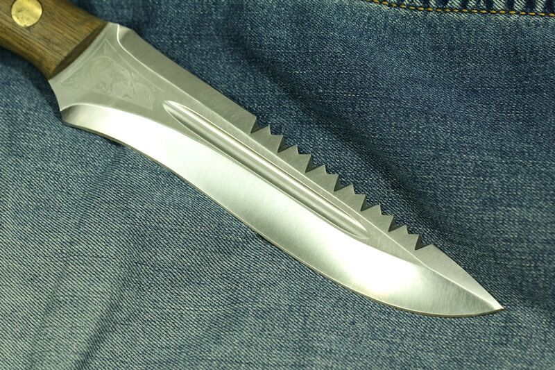 Нож Ирбис - орех 50х14 фото