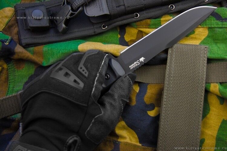 Нож Delta D2 BT v2 - Black Kizlyar Supreme фото