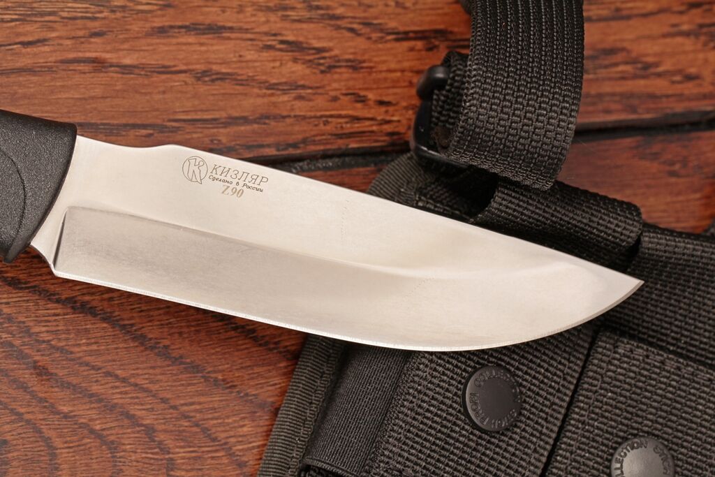 Нож Стриж-Z90/полированный/эластрон Кизляр фото