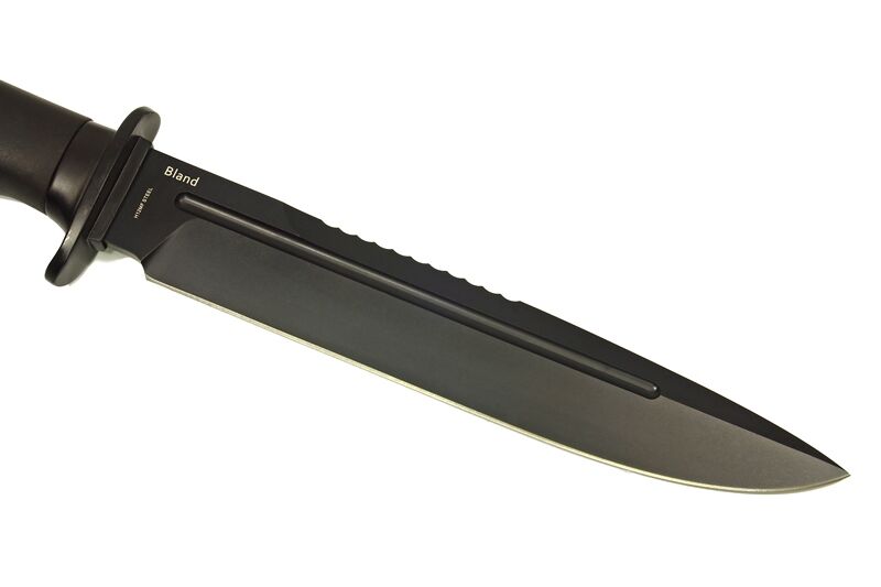 Нож Вежливый - черный фото