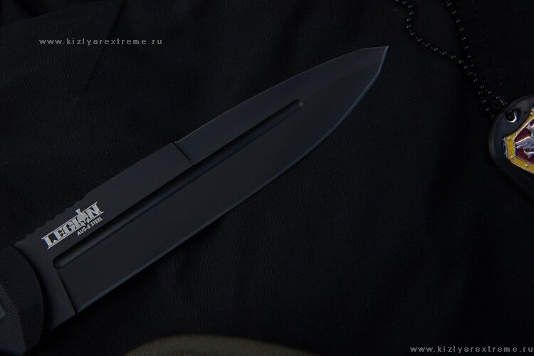 Нож Legion AUS-8 Black Titanium Kizlyar Supreme фото