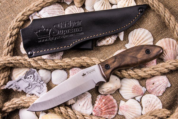 Нож  Flint AUS-8 StoneWash Kizlyar Supreme фото