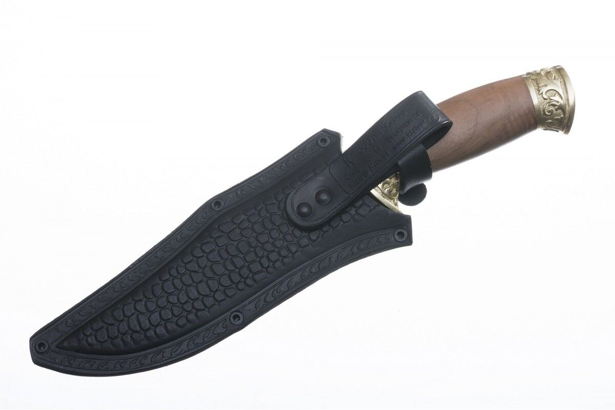 Нож Скорпион малый AUS-8 художественно-оформленный Кизляр фото