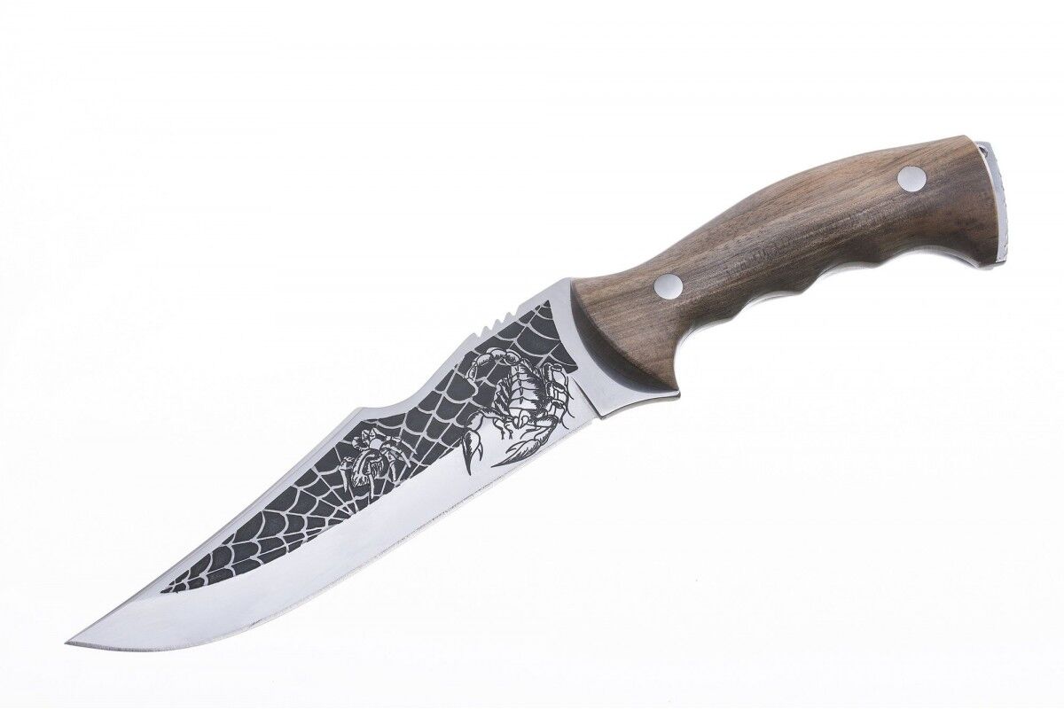 Нож Скорпион малый AUS-8 художественно-оформленный Кизляр фото