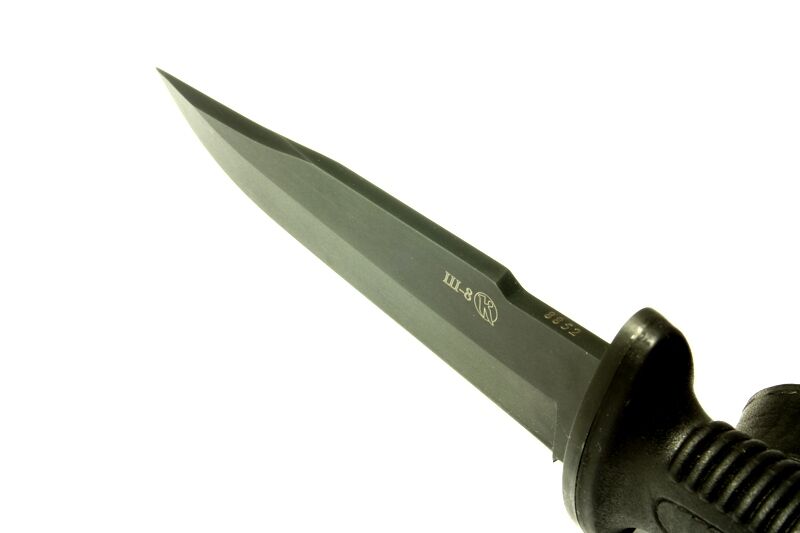 Нож Ш-8 - черный/эластрон Кизляр фото