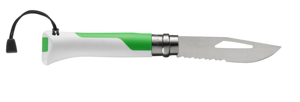 Нож Opinel №8 Fluo Green, зеленый, 002319 фото