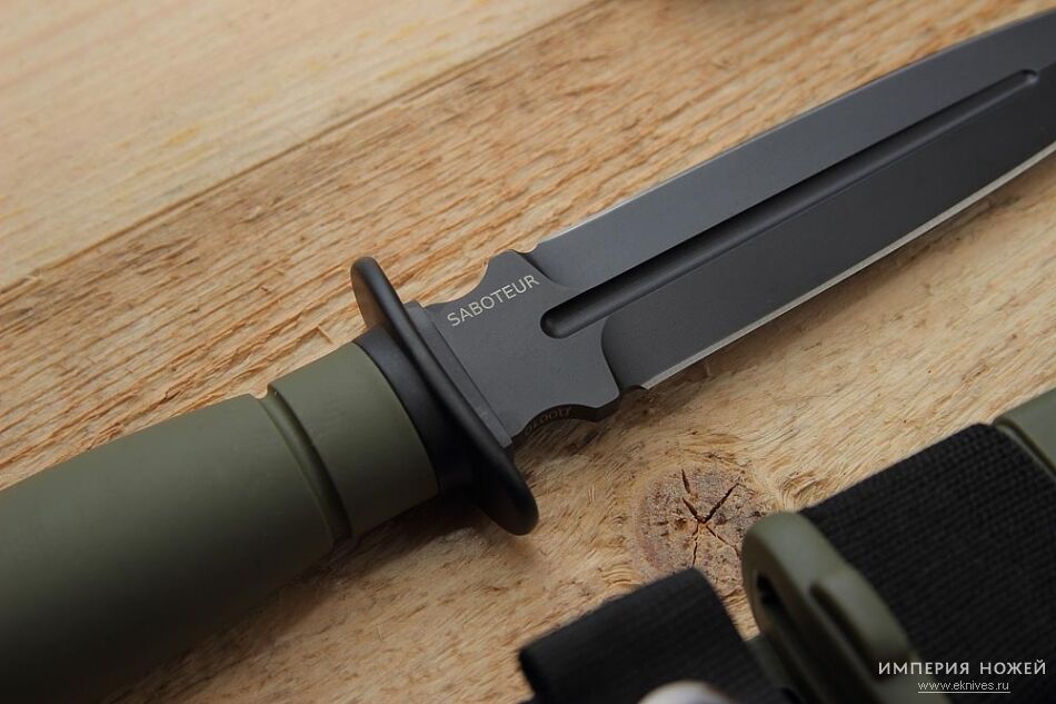 Нож Диверсант (SABOUTEUR) зеленый фото