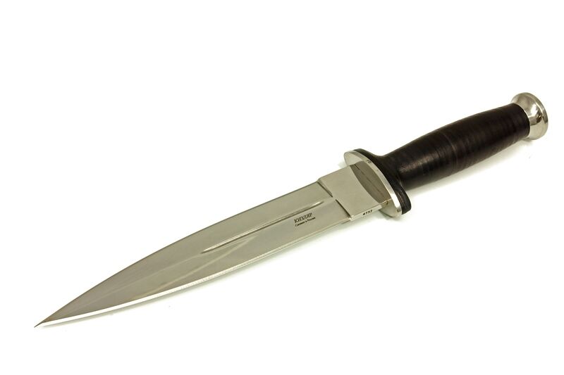 Нож КО-2 - полированный/кожа Кизляр фото