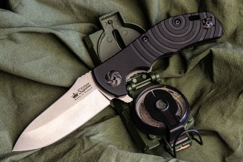 Нож Bloke X D2 Stonewash G-10 Black  Kizlyar Supreme фото