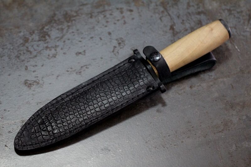 Нож Самсонов - 110Х18/черный Кизляр фото