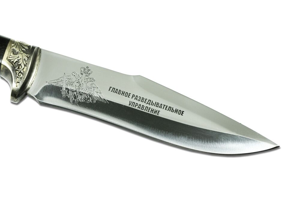 Нож Спецназ №2 Кизляр - с символикой ГРУ фото