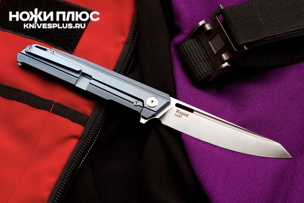 Нож складной Rapid (Рапид) N690 рукоять титан ТДК фото