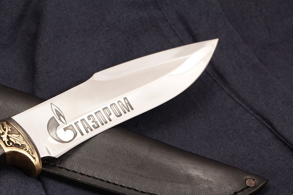 Нож Спецназ №2 Кизляр - с символикой Газпром фото
