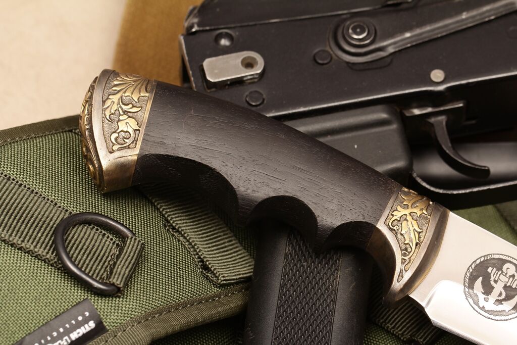 Нож Спецназ №2 Кизляр - с символикой ВМФ фото