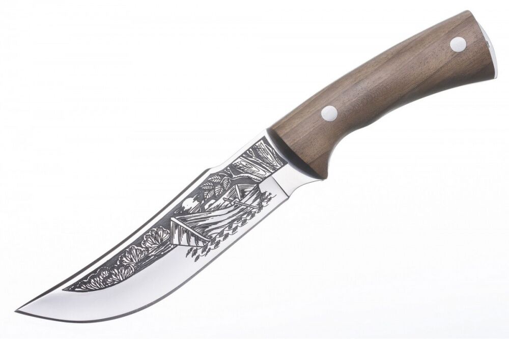 Нож Рыбак-2 - художественно-оформленный Кизляр фото