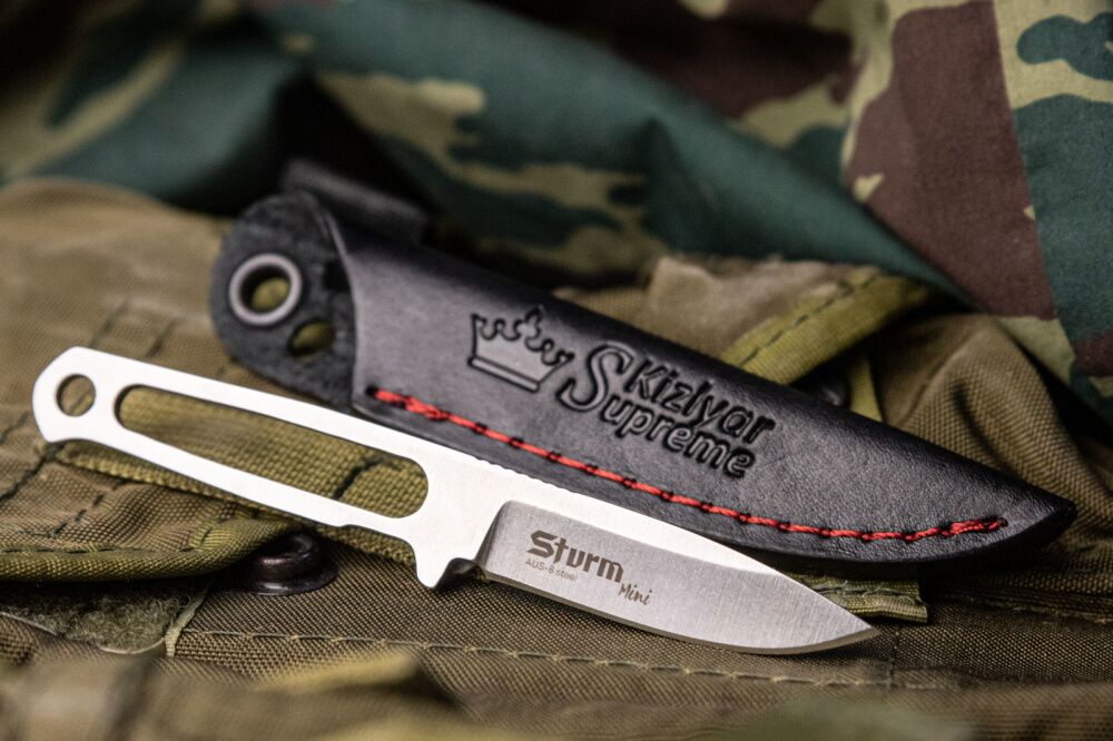 Нож Sturm Mini AUS-8 StoneWash Kizlyar Supreme фото