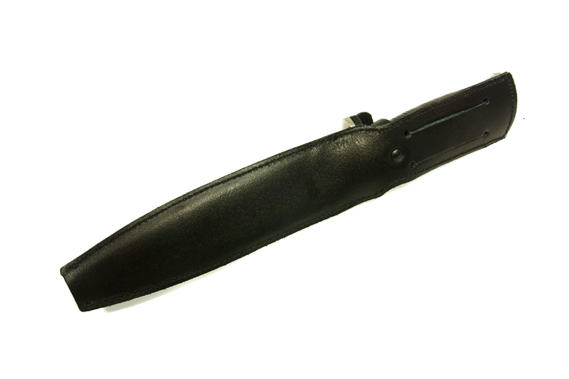 Нож КО-1 - черный/кожа Кизляр фото