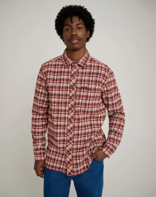 Рубашка Wrangler WILL SHIRT FIRED BRICK