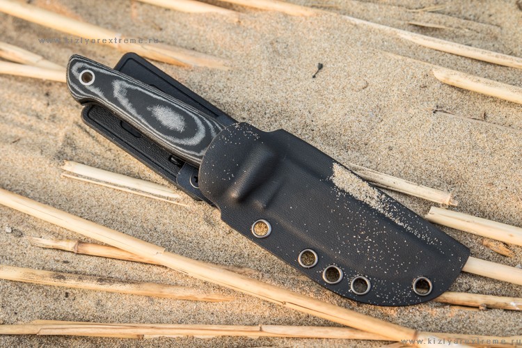 Нож Santi AUS-8 Black Titanium  Kizlyar Supreme фото