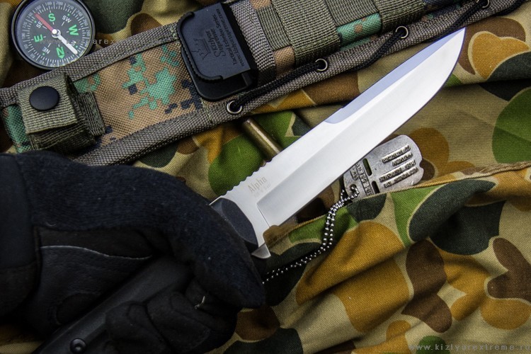 Нож  Alpha AUS-8 S+SW Kizlyar Supreme фото