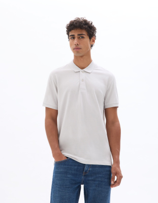 Рубашка-поло из хлопка с пике Celio