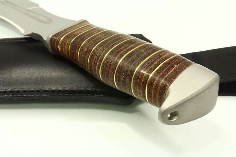 Нож Каратель Р - кожа от Мелита К фото