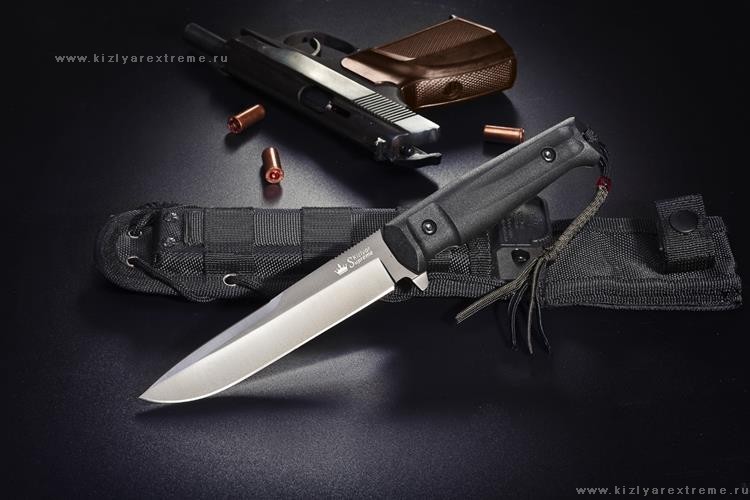Нож Alpha D2 Gray Titanium Kizlyar Supreme фото
