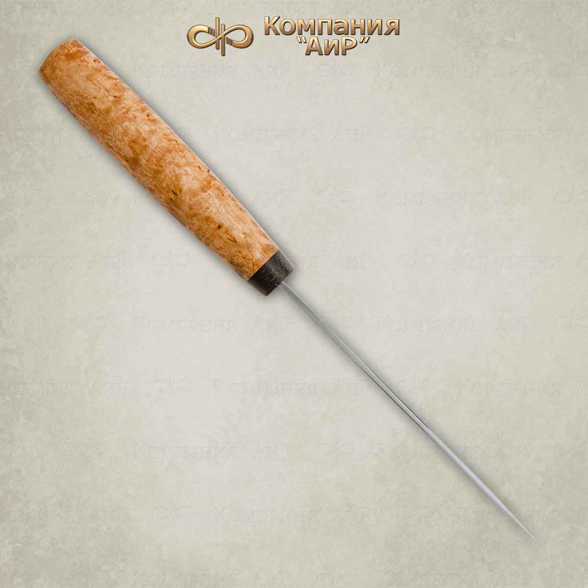 Нож Лиса АиР (карельская береза) фото