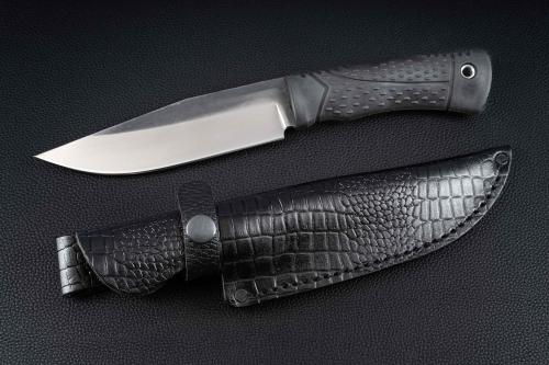 Нож Терек AUS-8 эластрон черный Андреев