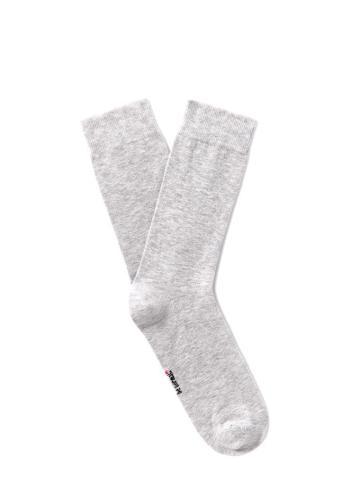 Носки до щиколотки серого цвета