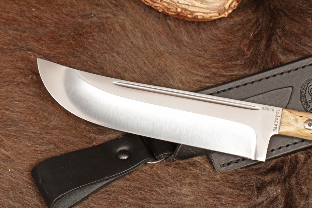 Нож Пчак-Н (карельская береза) фото