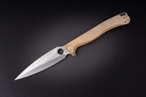 Складной нож Daggerr Vendetta stonewash сталь VG-10, рукоять Olive G10 Складной нож Daggerr Vendetta stonewash сталь VG-10, рукоять Olive G10