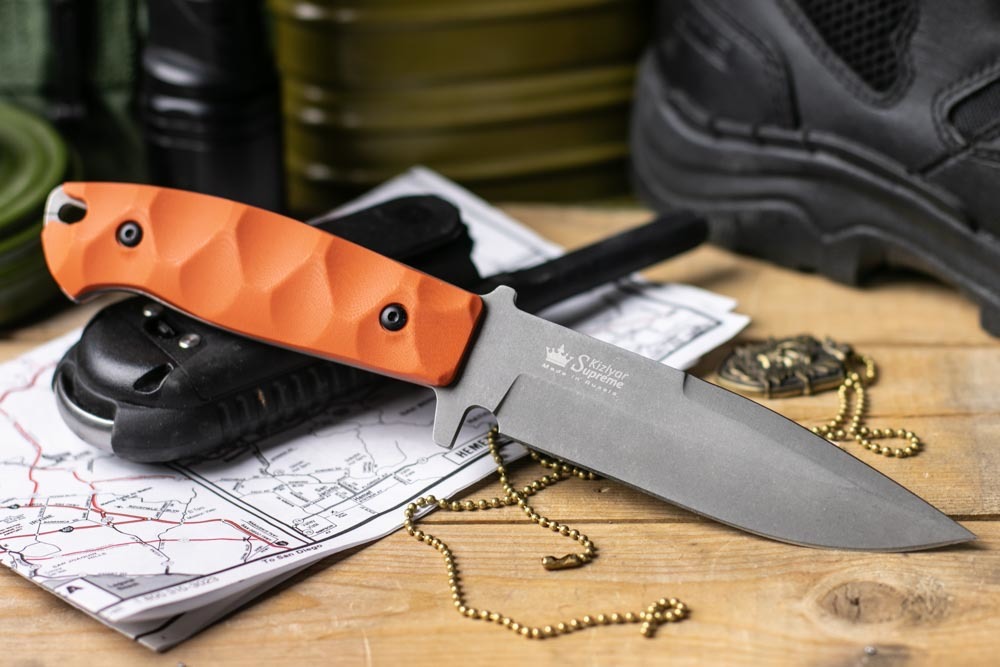Нож Severus D2 Tacwash Orange G-10 Kizlyar Supreme фото