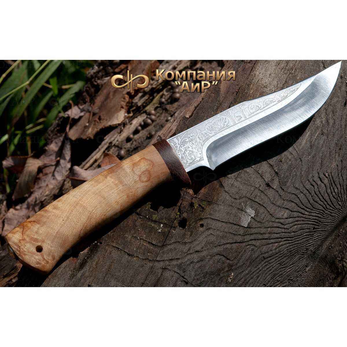 Нож Клычок-1 (карельская береза) фото