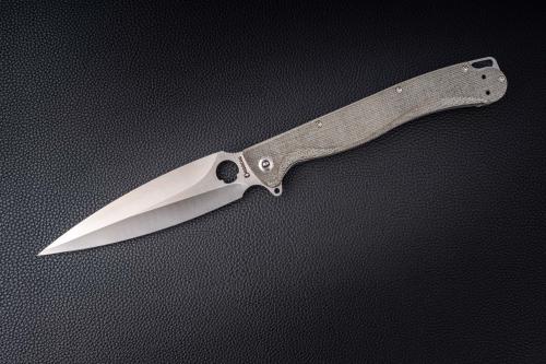 Складной нож Daggerr Vendetta Liner Lock satin сталь VG10, рукоять Gray Micarta Складной нож Daggerr Vendetta Liner Lock satin сталь VG10, рукоять Gray Micarta