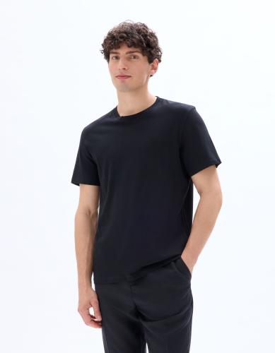 Футболка из хлопка с круглым вырезом