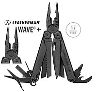 Мультитул Leatherman Wave Plus (832526) 17функц. черный фото