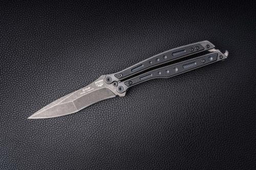 Нож складной Эльф D2 204-500401.рукоять G-10 (black)