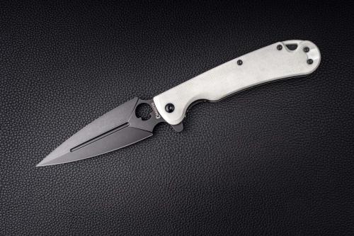 Складной нож Daggerr arrow Flipper Stormtrooper сталь D2, рукоять White G10 Складной нож Daggerr arrow Flipper Stormtrooper сталь D2, рукоять White G10